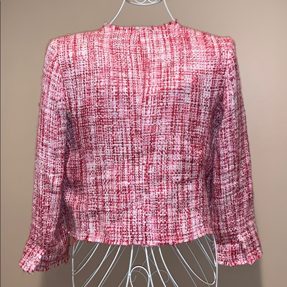 Cache Tweed Pink Jacket 8 - image 4
